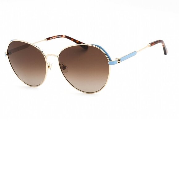 Kate Spade Women\'s Octavia Gold Blue Brown Gradient Sunglasses Brand New In Case main image 9